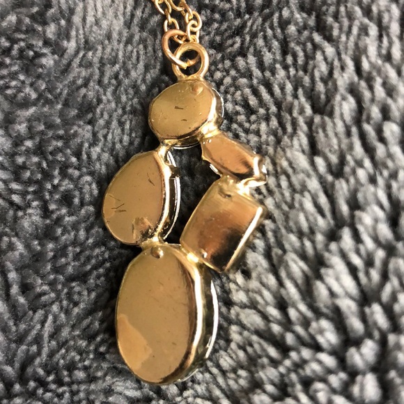 Multicolored Charm Gold Necklace - Picture 6 of 6